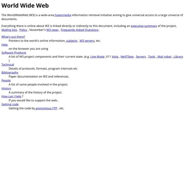 World Wide Web